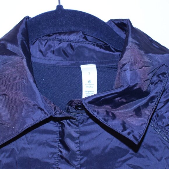Women's Lululemon Black Pedal Power Lightweight Athletic Jacket - Size 2 - Picture 4 of 10